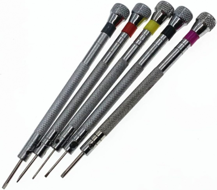 Precisionsskruvmejslar till klockor