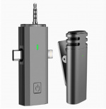 Trådlös Lavalier Mikrofon med mottagare – Perfekt för inspelning och streaming