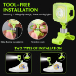 Laddningsbara LED-lampor för skor - Perfekt för kvällslöpning & utomhusaktiviteter! Laddningsbara LED-lampor för skor - Perfekt för kvällslöpning & utomhusaktiviteter!