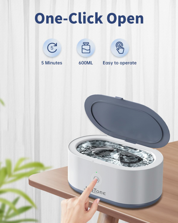 Ultraljudsrengörare 46KHz - Effektiv och skonsam rengöring