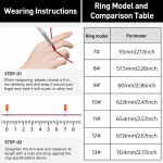 Smart Ring strl 10, Svart