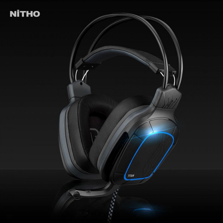 NITHO Gaming Headset Titan 7.1 RGB Surround Sound