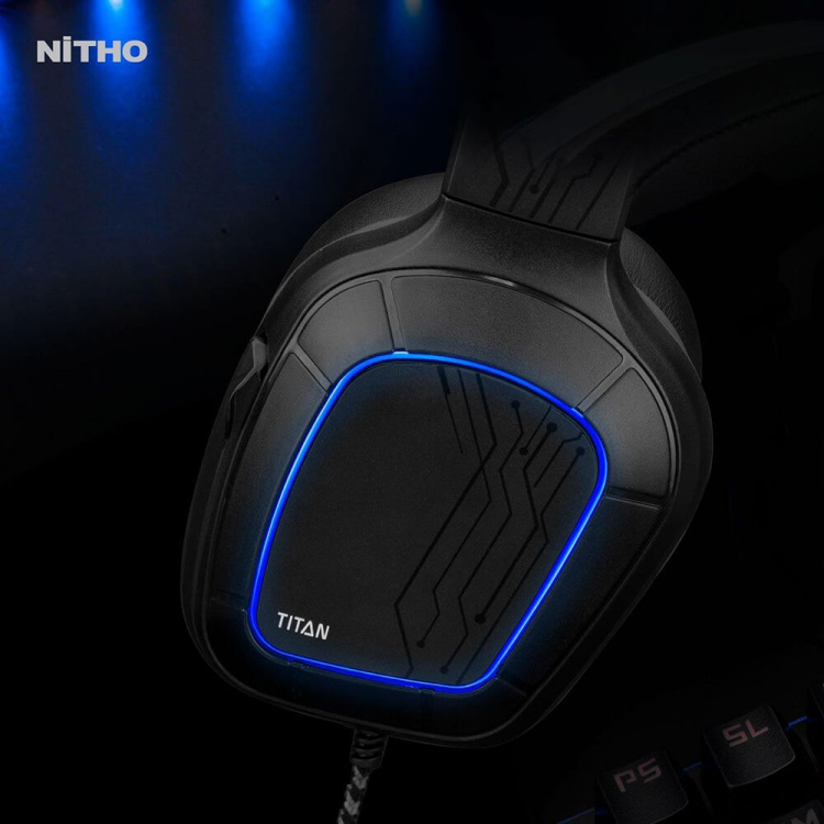 NITHO Gaming Headset Titan 7.1 RGB Surround Sound