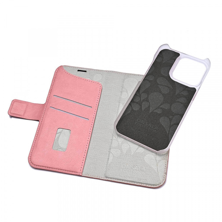 Onsala COLLECTION Wallet Dusty Pink iPhone 13 Pro