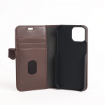 Buffalo Wallet Læder Til 3 kort iPhone 13 Mini Brun Buffalo Wallet Læder Til 3 kort iPhone 13 Mini Brun