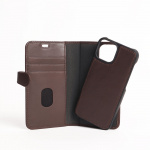 Buffalo Wallet Læder Til 3 kort iPhone 13 Mini Brun Buffalo Wallet Læder Til 3 kort iPhone 13 Mini Brun
