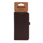 Buffalo Wallet Læder Til 3 kort iPhone 13 Pro Brun Buffalo Wallet Læder Til 3 kort iPhone 13 Pro Brun