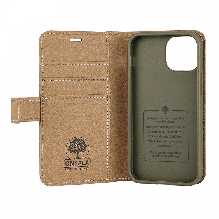 Onsala ECO Wallet iPhone 13 Mini Sand