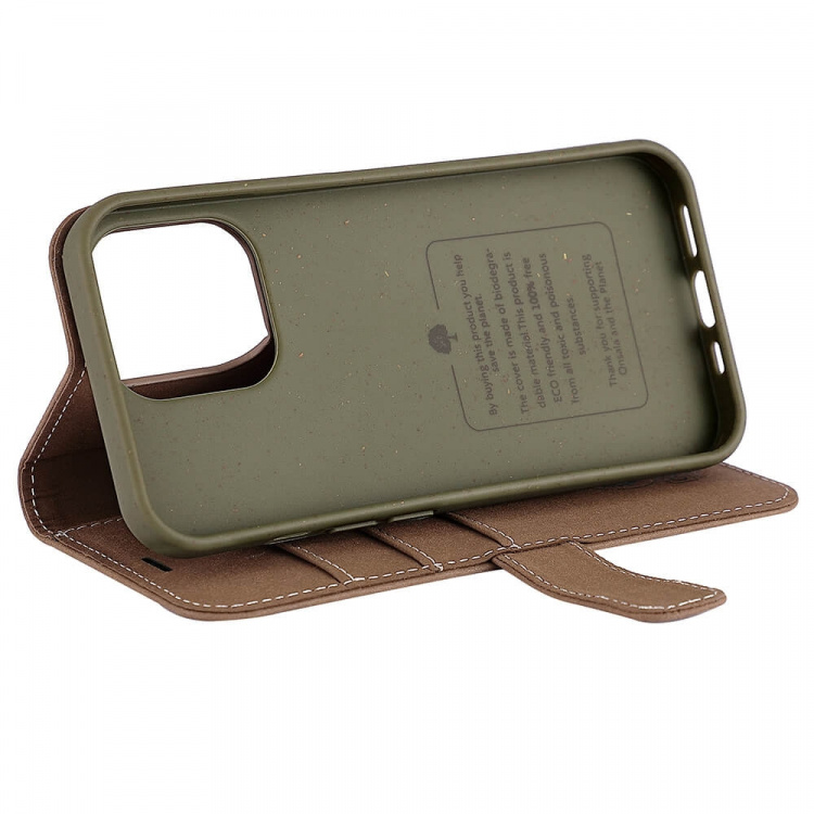 Onsala ECO Wallet iPhone 13 Pro Brun