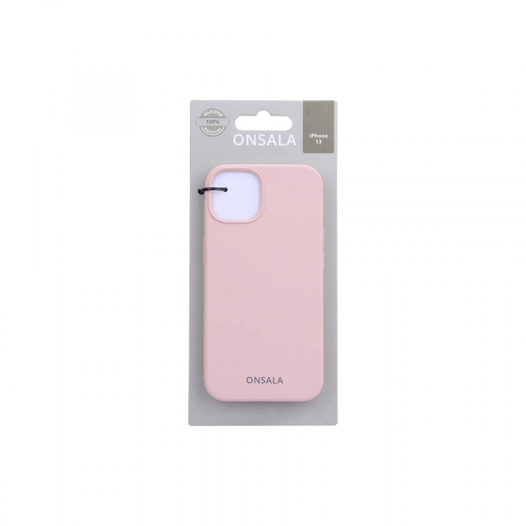 Onsala Mobilcover iPhone 13 Silikone Sand Pink