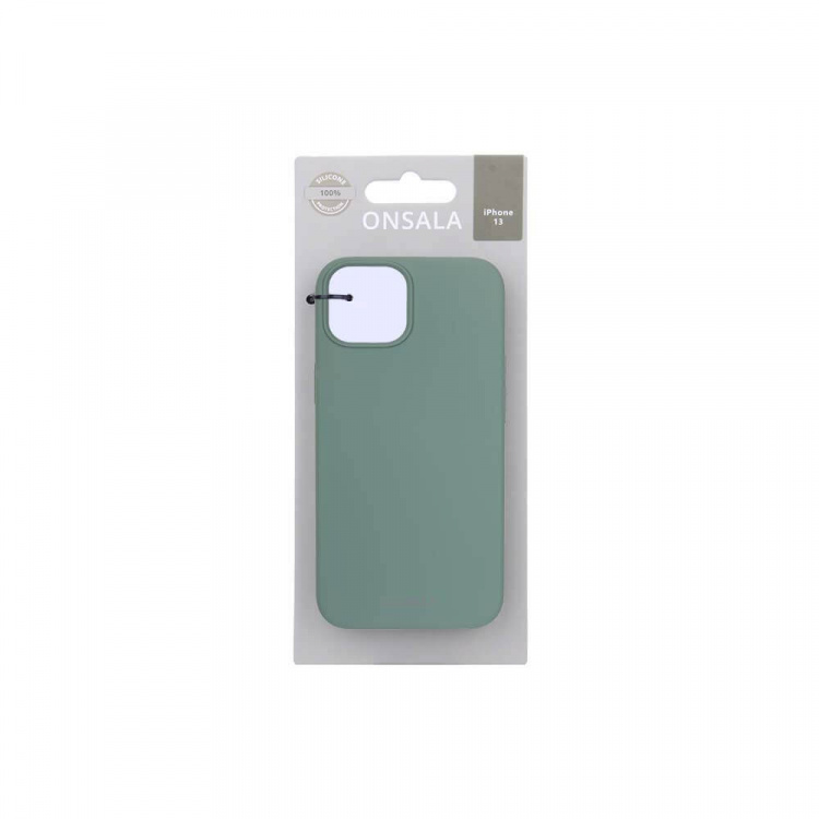 Onsala Mobilcover iPhone 13 Silikone Pine Green