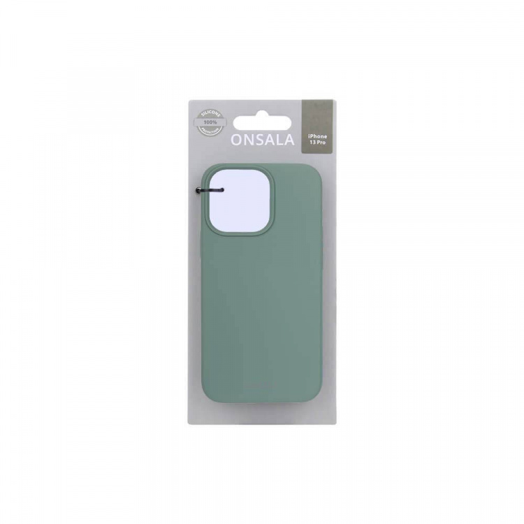 Onsala Mobilcover Silikone Pine Green - iPhone 13 Pro