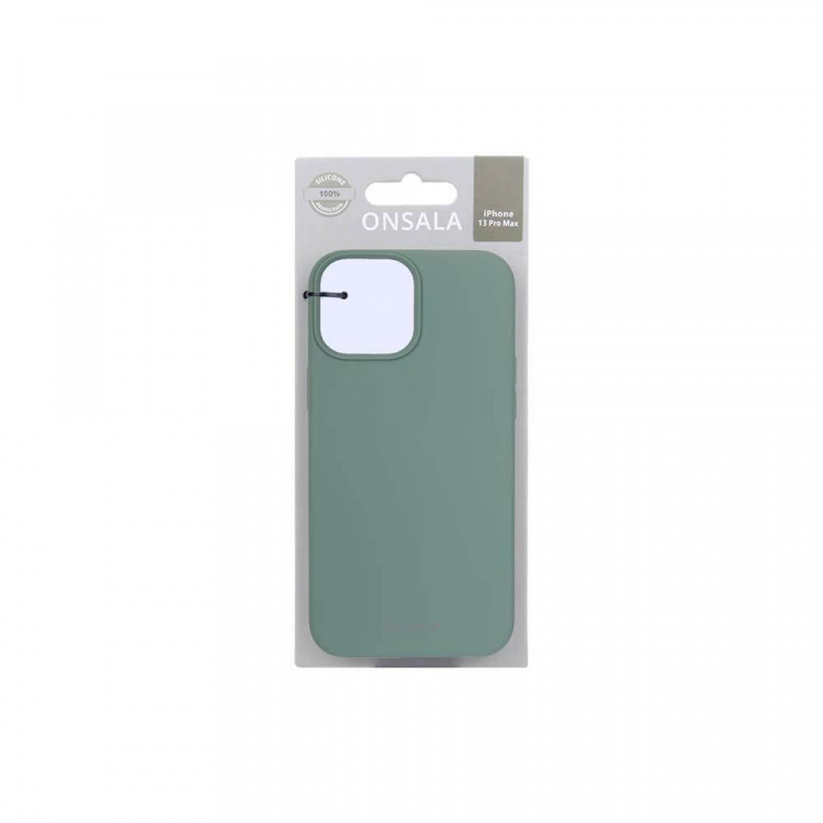 Onsala Mobilcover Silikone Pine Green - iPhone 13 Pro Max