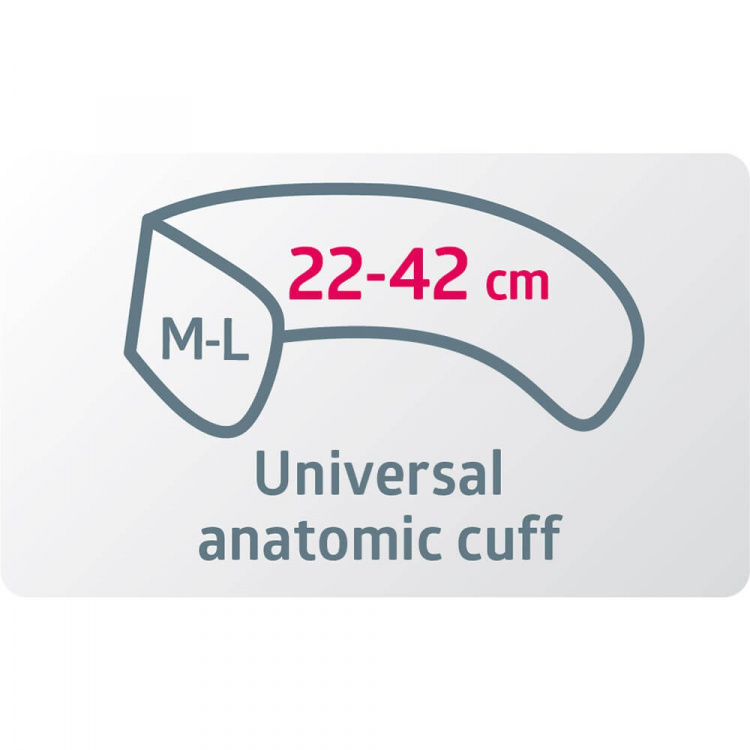 B.WELL Blodtryksmåler MED-55 M-L Manchet, 60 hukommelser