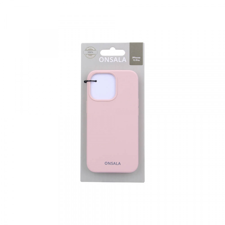 Onsala Mobilcover Silikone Sand Pink - iPhone 13 Pro