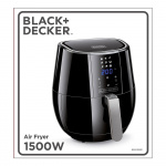 BLACK+DECKER Airfryer Digital Control 3,5L Sort