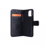 Radicover Strålingsbeskyttende Wallet PU iPhone 13 Mini Flipcover RFID Sort