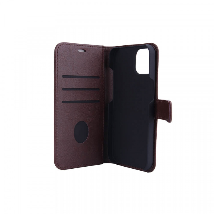 Radicover Strålingsbeskyttende Wallet PU iPhone 13 Flipcover RFID Brun