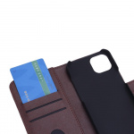 Radicover Strålingsbeskyttende Wallet PU iPhone 13 Flipcover RFID Brun