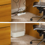 D-LINE Kabelskjuler Stor Hvid