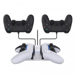 RAPTOR Lader til Controller Dual PS4/PS5