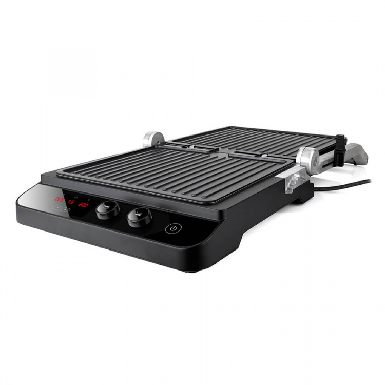 BLACK+DECKER Bordgrill, Ekstra Plade 2000W, Børstet Stål BLACK+DECKER Bordgrill, Ekstra Plade 2000W, Børstet Stål