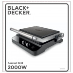BLACK+DECKER Bordgrill, Ekstra Plade 2000W, Børstet Stål BLACK+DECKER Bordgrill, Ekstra Plade 2000W, Børstet Stål
