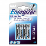 Energizer Batteri AAA/LR03 Ultimate Lithium 4-pak