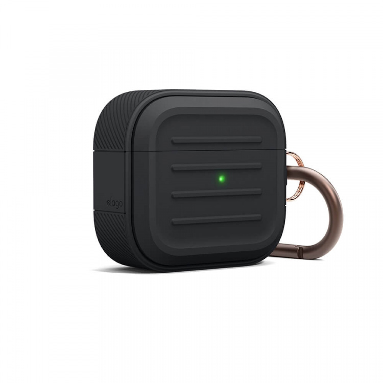 Elago AirPods 3 Armor Hang-Etui Sort Elago AirPods 3 Armor Hang-Etui Sort