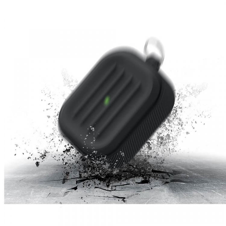 Elago AirPods 3 Armor Hang-Etui Sort Elago AirPods 3 Armor Hang-Etui Sort