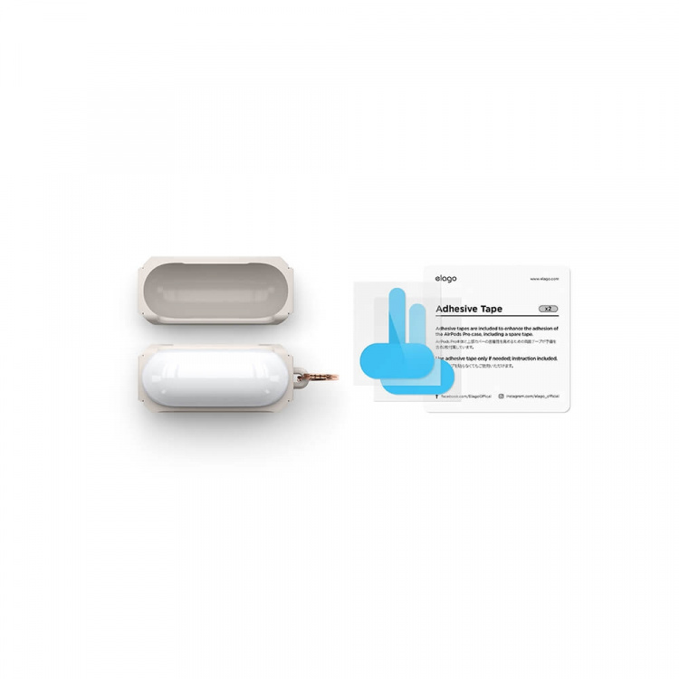 Elago AirPods 3 Armor Hang-Etui Sten Elago AirPods 3 Armor Hang-Etui Sten