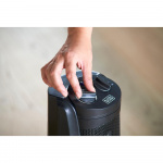 BLACK+DECKER Keramisk Varmeblæser Tårn 2000W Sort