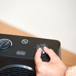BLACK+DECKER Keramisk Varmeblæser 1500W Sort