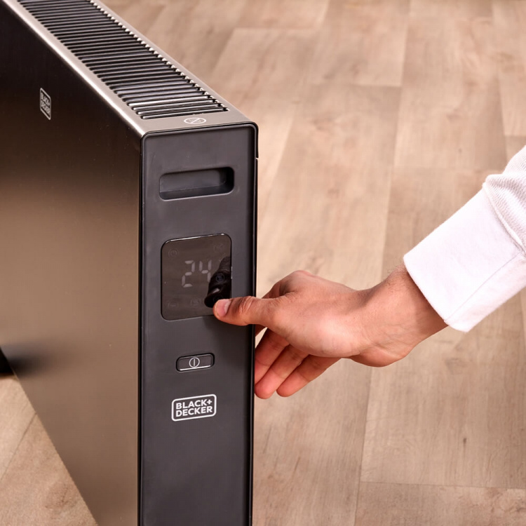 BLACK+DECKER Konvektionsradiator 2000W Digital Sort
