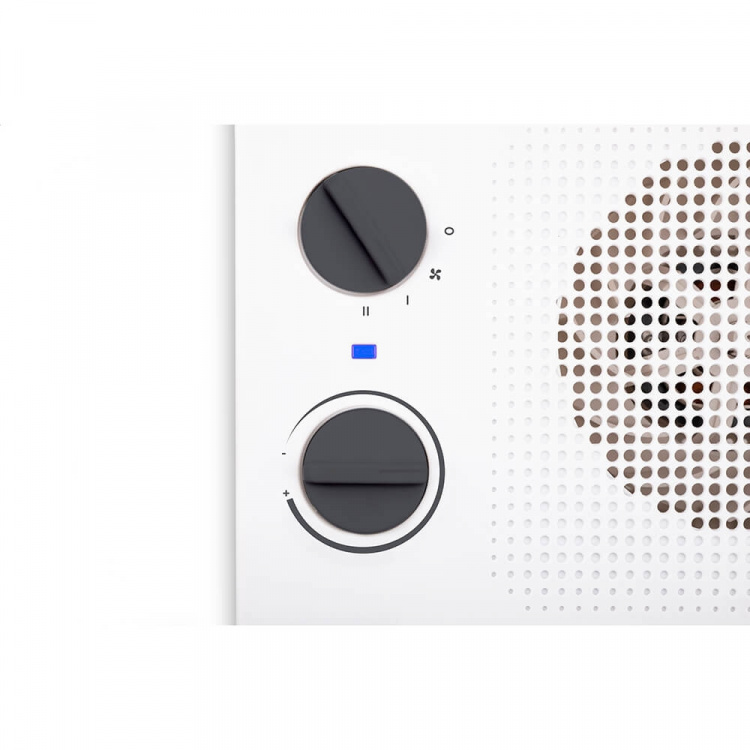 BLACK+DECKER Varmeblæser 2000W Hvid