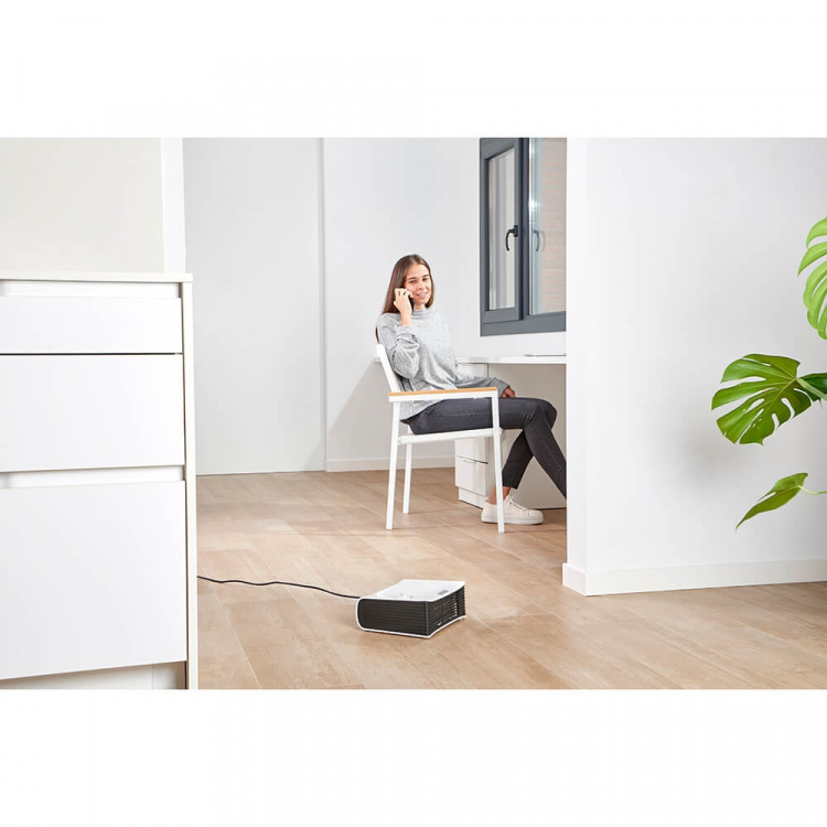 BLACK+DECKER Varmeblæser 2000W Hvid