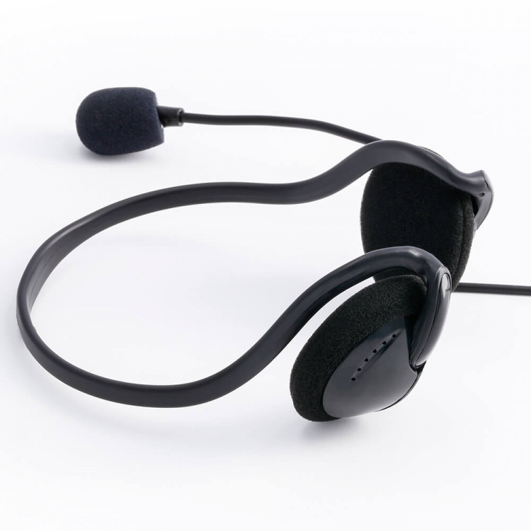 Hama PC Office Headset NHS-P100 Stereo Nakkebøjle Sort