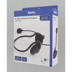 Hama PC Office Headset NHS-P100 Stereo Nakkebøjle Sort