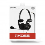 Koss Hovedtelefon PortaPro Communication Headset On-Ear Mic Sort