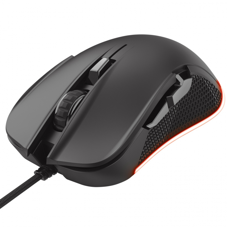 Trust GXT 922 Ybar Gaming Mouse, Svart