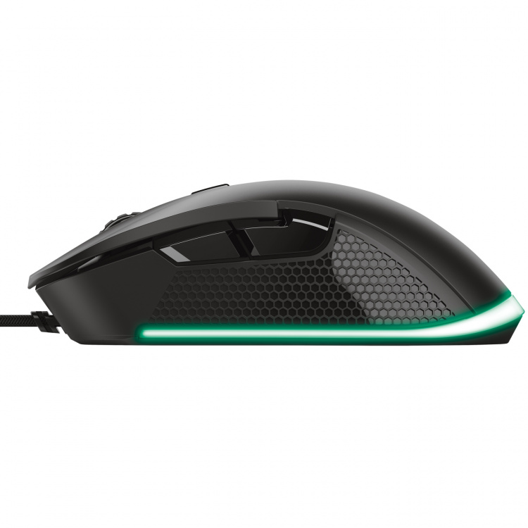 Trust GXT 922 Ybar Gaming Mouse, Svart