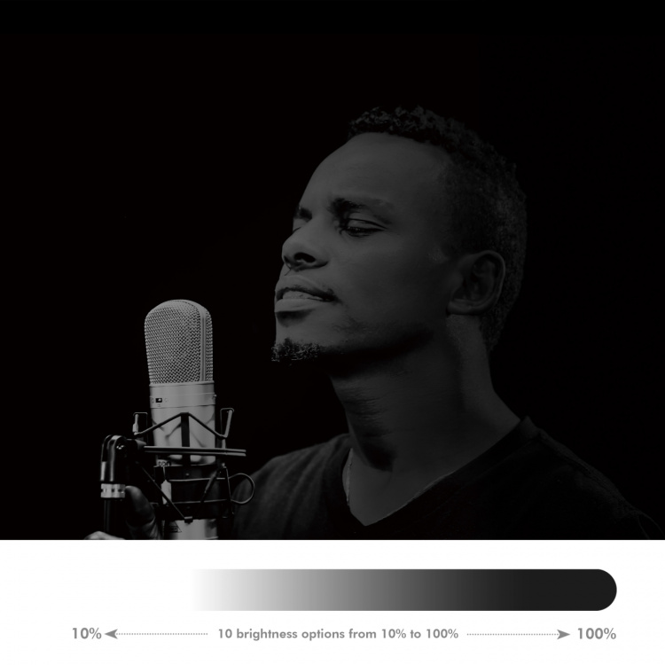 Ring light Hjärtform RGB med b Ring light Hjärtform RGB med b