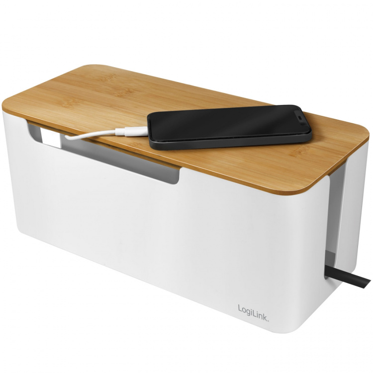 Cable box - Kabelgömma m bambu