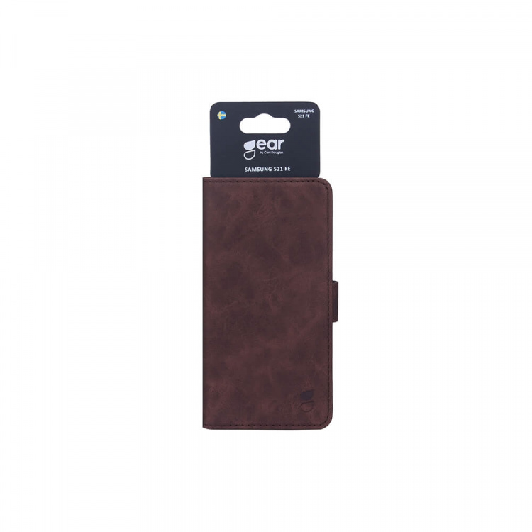 Gear Wallet Brun - Samsung S21 FE 5G