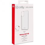Celly Gelskin TPU Cover Galaxy A22 4G, Transparent
