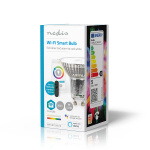 Nedis SmartLife LED-Spot | Wi-Fi | GU10 | 345 lm | 5 W | RGB / Varm til kølig hvid | 2700 - 6500 K | Energiklasse: G | Android™ / IOS | PAR16 | 1 stk