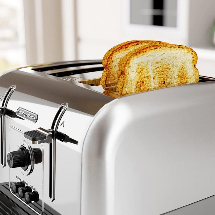 Morphy Richards Brødrister Venture 4 Skiver Børstet