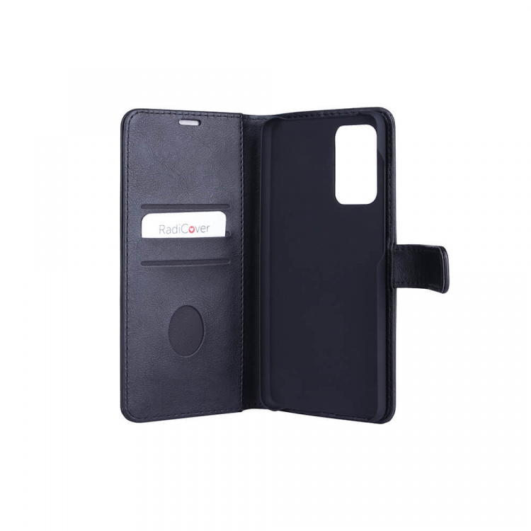 Radicover Strålingsbeskyttende Wallet PU Samsung A72 Flipcover RFID Sort Radicover Strålingsbeskyttende Wallet PU Samsung A72 Flipcover RFID Sort