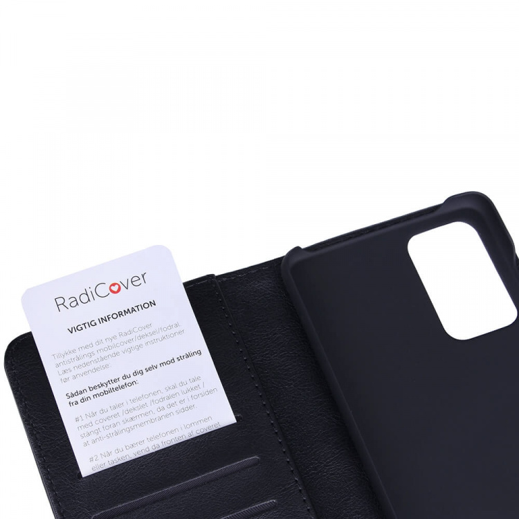 Radicover Strålingsbeskyttende Wallet PU Samsung A72 Flipcover RFID Sort Radicover Strålingsbeskyttende Wallet PU Samsung A72 Flipcover RFID Sort