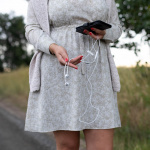 Radicover Strålingsbeskyttet Hovedtelefon In-Ear MIC volumekontrol